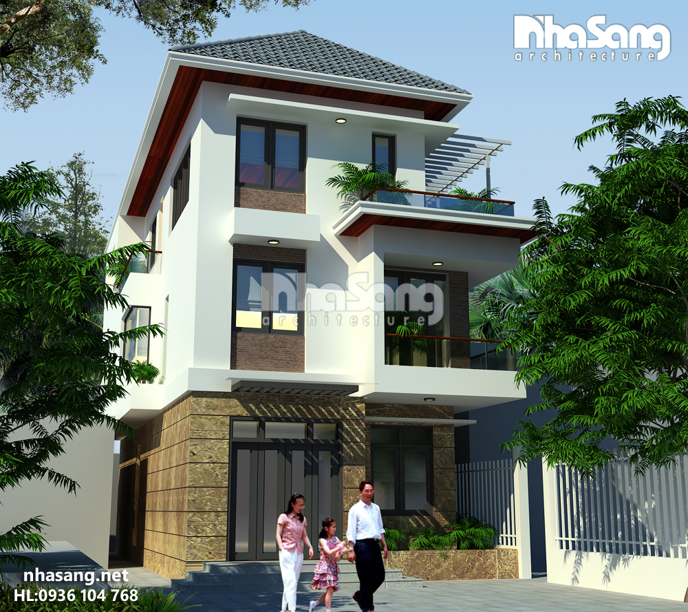 mẫu thiết kế nhà biệt thự 2-3 tầng đẹp